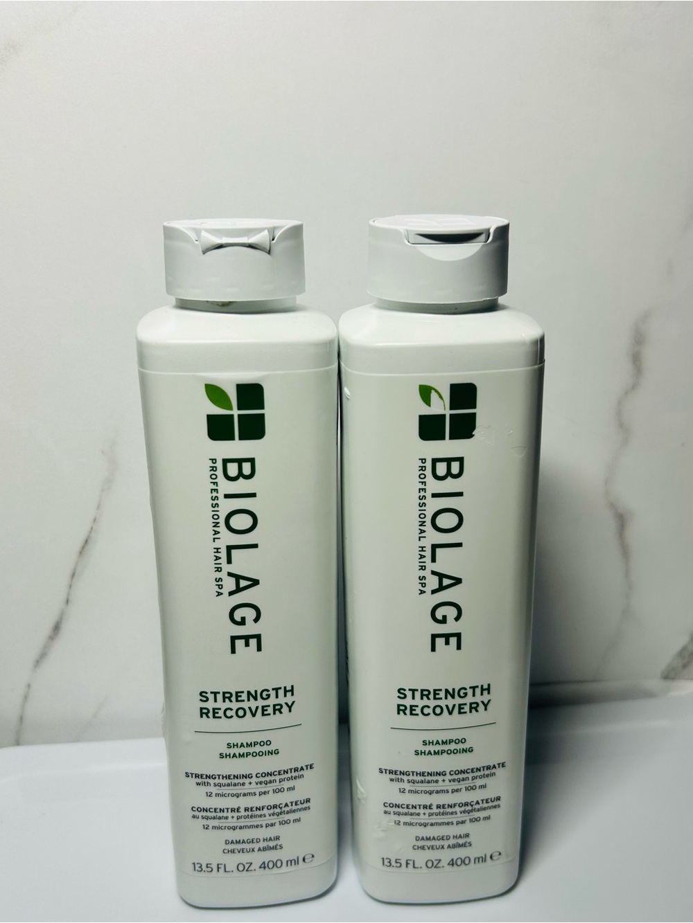 Biolage 2 pack Strength Recovery Shampoo 13.5 oz / 400 ml Duo